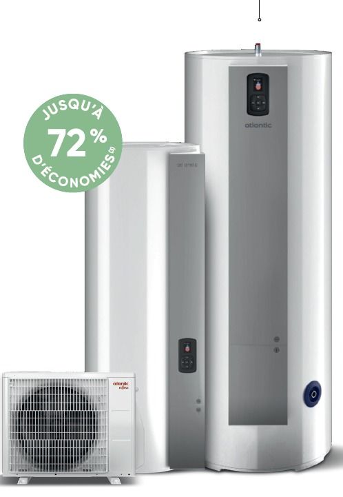 ATLC BTDS270 BALLON THERMO CALYPSO SPLIT 270L U-INT GAINABLE DIM 1497 x 567 x 586MM  CONNECTE VS-232520
