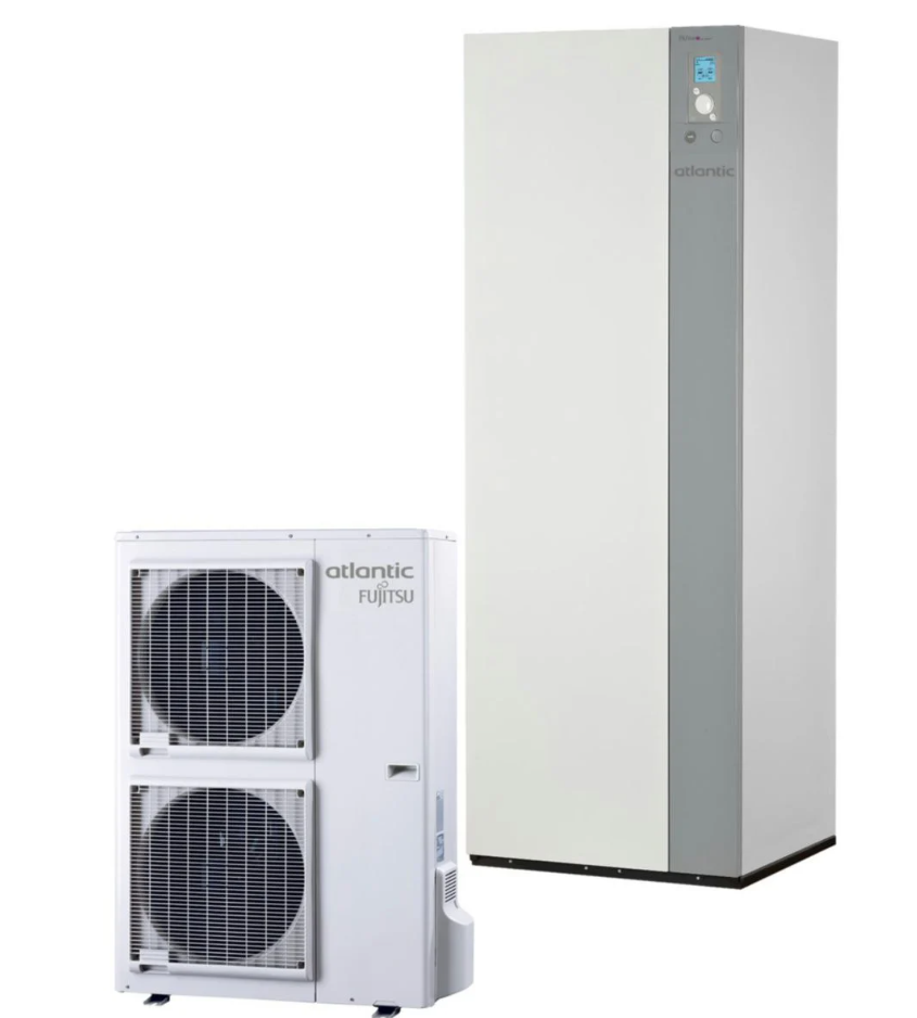 KIT PAC air/eau Atlantic Alfea Excellia AI Duo Bibloc - ECS 190L - 14kW - Triphasé
