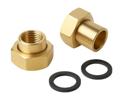 Ecoya – Raccord union pour circulateur 3 pièces Ø1"F × 1"1/2 – P.001.10