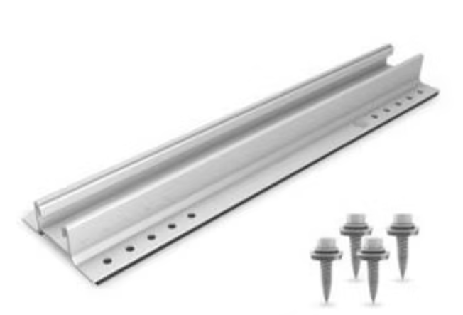 ECOYA Rail de fixation pour panneaux photovoltaïques – 2,4 m – R61