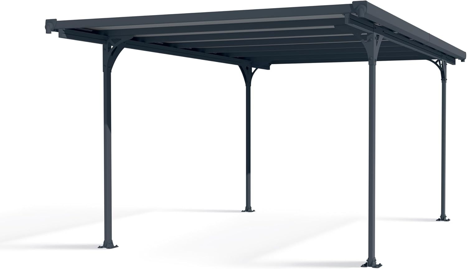 Carport ECOYA 3x3 Full Black – Support pour panneaux photovoltaïques