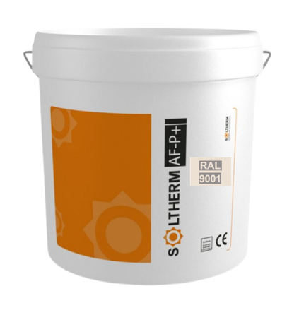 Soltherm AFC Enduit de finition aspect taloché 1.5 mm Crème RAL 9001 25kg - RAL9001