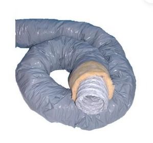 Gaine souple PVC isolée Ø80 mm - 6 mètres - GAINE80