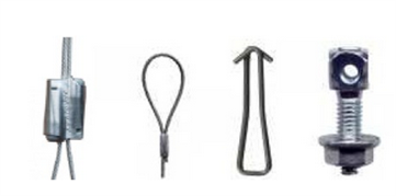 Kit de fixation plafond 3 mètres pour rideau d'air et aérotherme charge 45kg - FIXOC-XP2LG3M