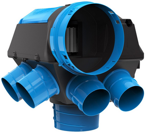 Atlantic Kit VMC simple flux hygroréglable Hygro BC 2 avec 3 bouches - 412320