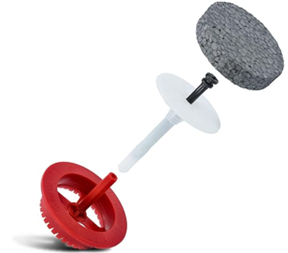 SOLT ITEDECOUPE FRAISE PLASTIQUE PVC  ROUGE POLY Ø67MM 1 u-WK-FT-DECOUPEURPOLY