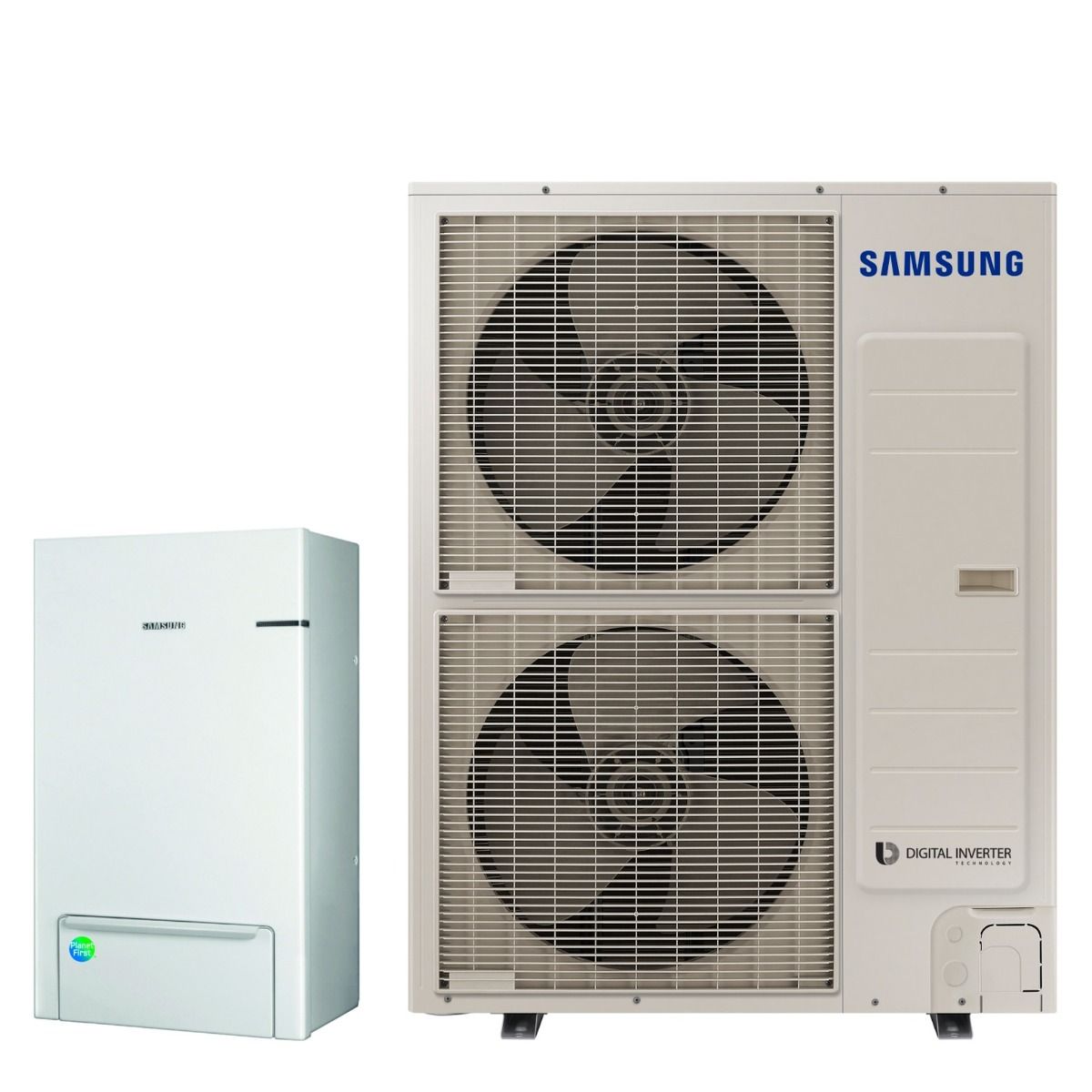 KIT PAC air/eau Samsung EHS Bibloc R410A – MH Mural – 12 kW – Triphasé