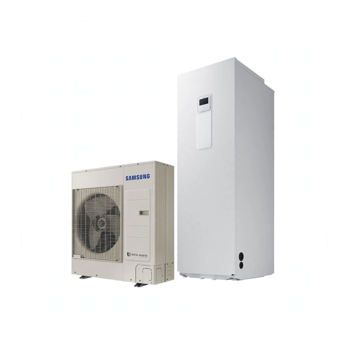 KIT PAC air/eau Samsung EHS ClimateHub Monobloc – 8 kW – Triphasé – Ballon ECS 260 L
