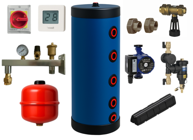 KIT ACCESSOIRES PAC Domusa Air/Eau 19kW TRI - Monobloc