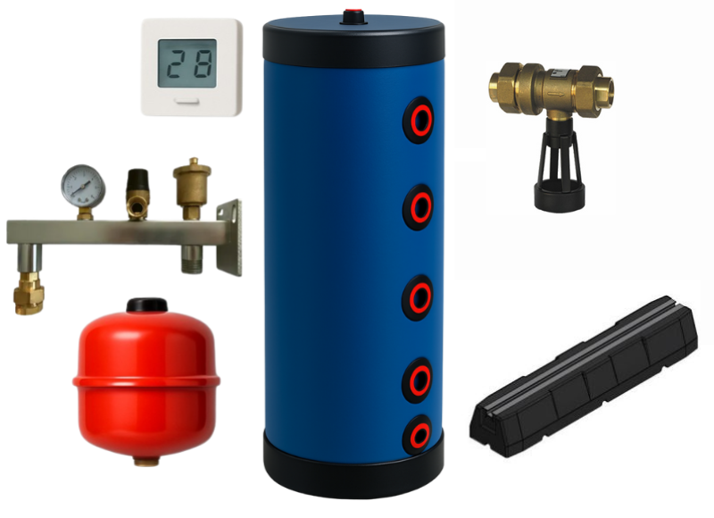 KIT Accessoires PAC R-O De Dietrich HPI-S Bibloc – 16 kW – Monophasé